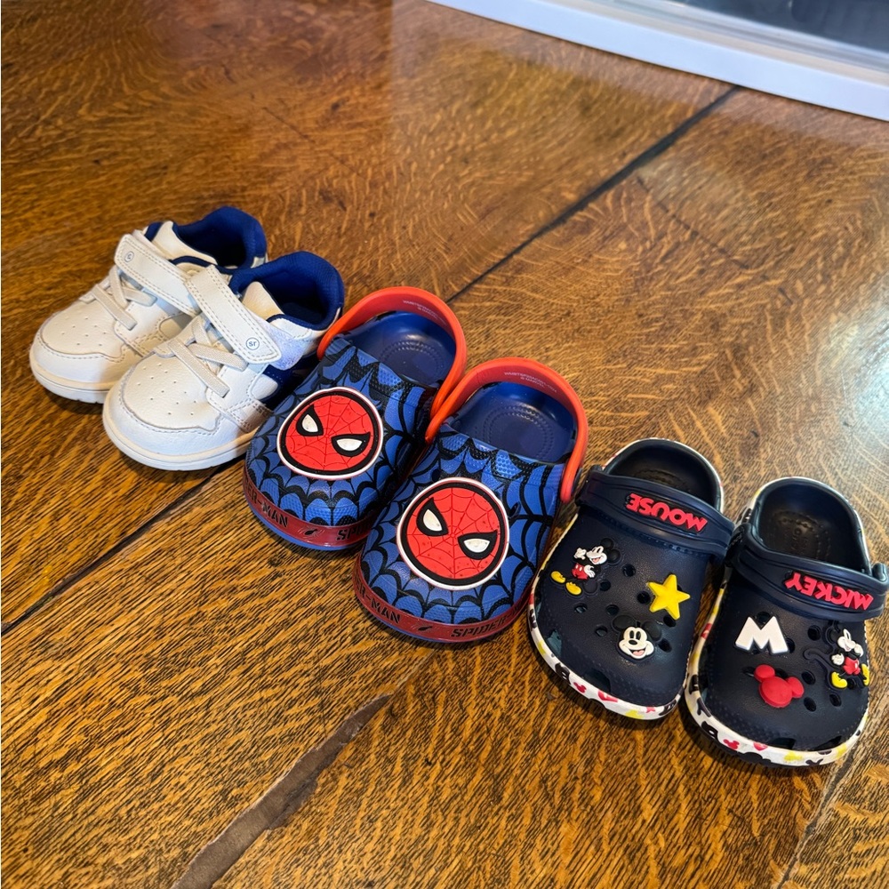 Spiderman and Mickey Mouse Kids Clogs